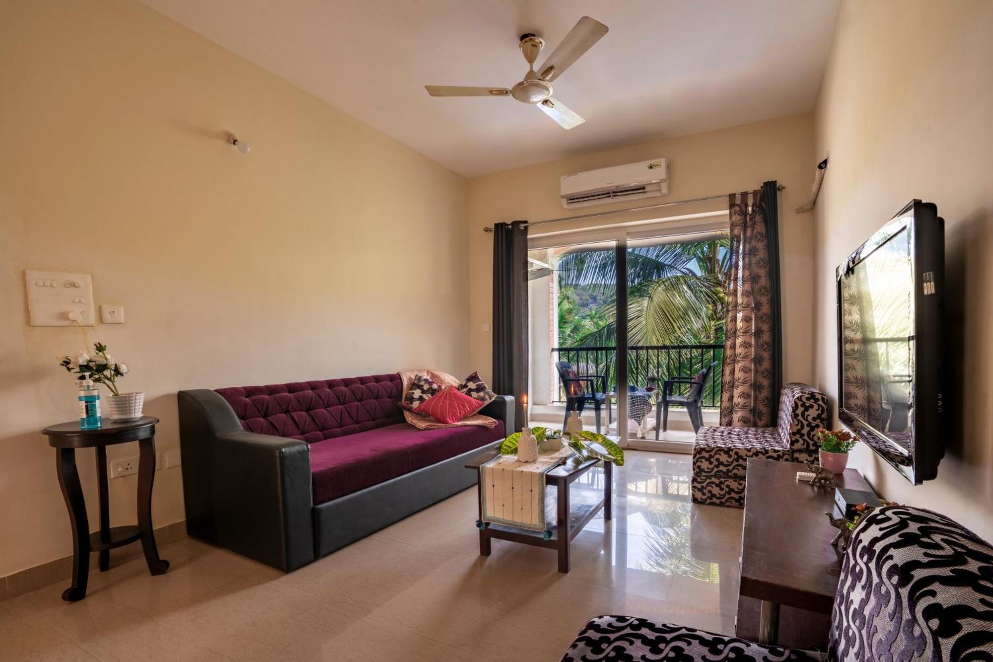 Goa Chillout Apartment - 1Bhk, Baga Buitenkant foto