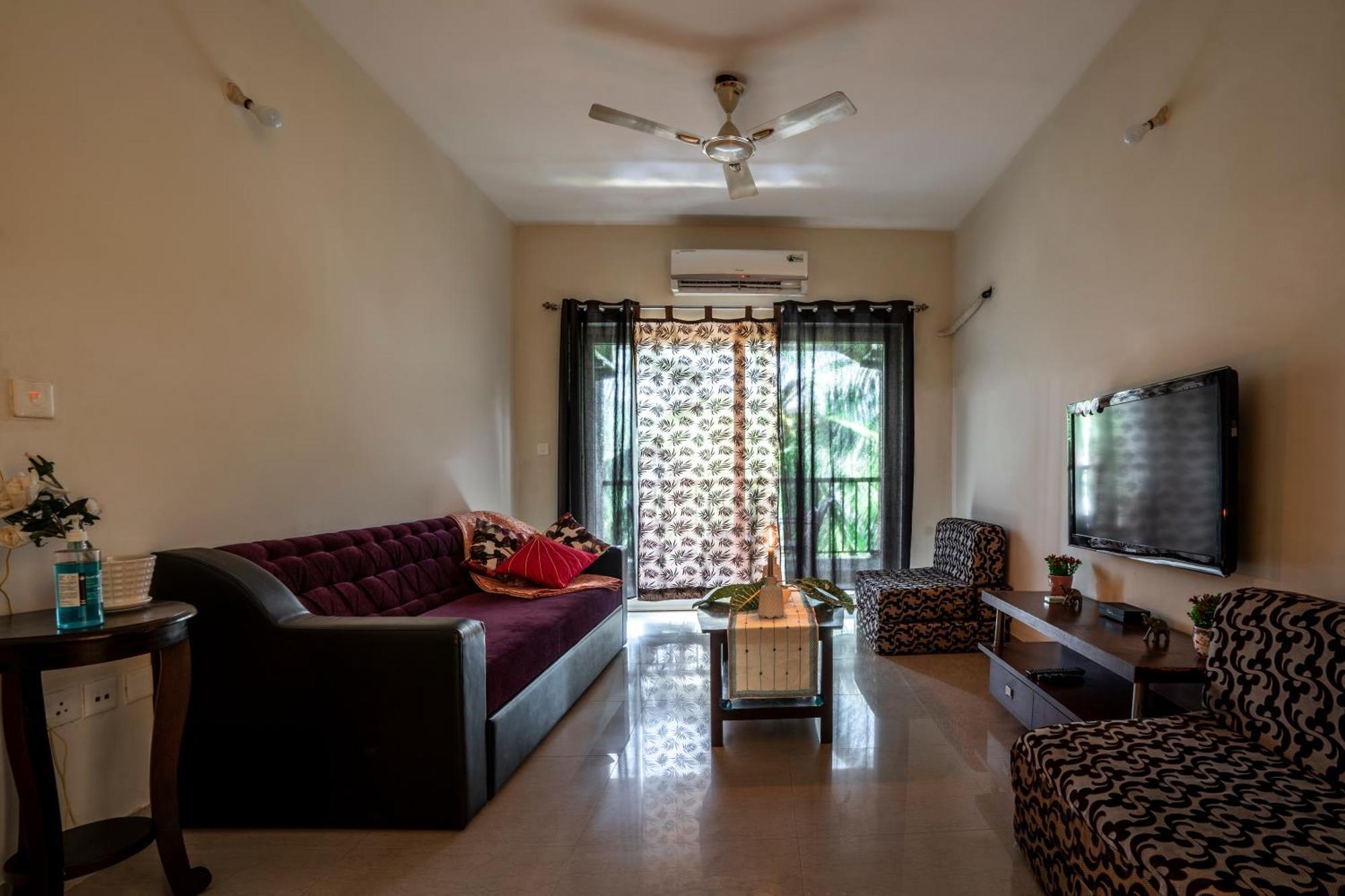 Goa Chillout Apartment - 1Bhk, Baga Buitenkant foto