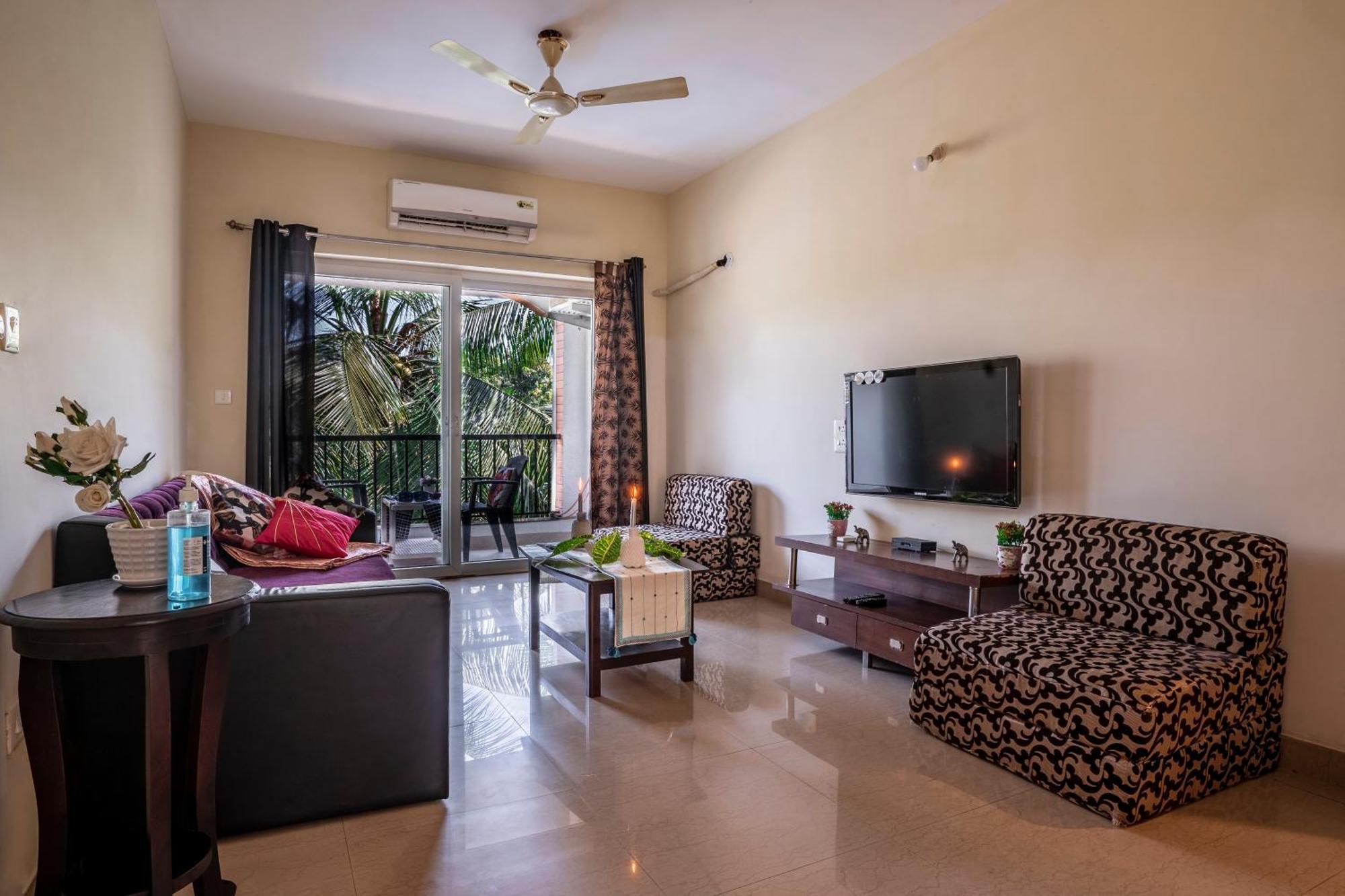 Goa Chillout Apartment - 1Bhk, Baga Buitenkant foto